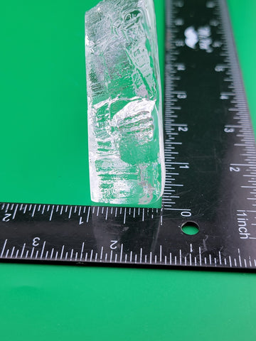 VINTAGE 1960'S MODERNIST LITTLE MERMAID SIGNED NYDRO CRYSTAL SCULPTURE - SWEDEN