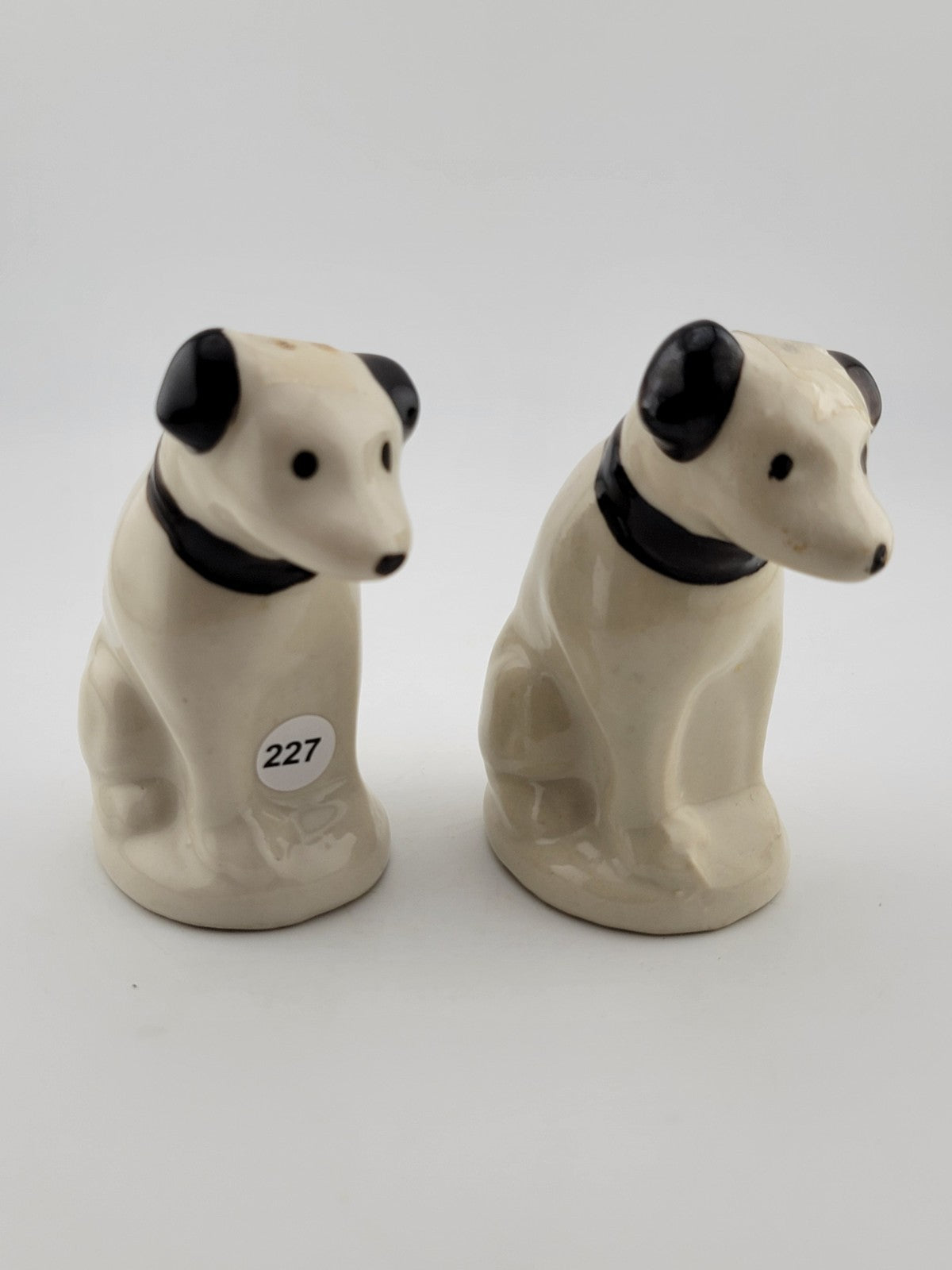 Vintage RCA Victor Dog Nipper Salt and Pepper Shakers "His Master’s Voice"