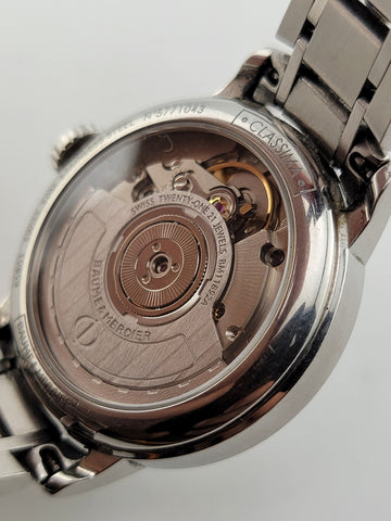 Baume & Mercier Classima White Women's Watch - MOA10267. Excellent Condition.