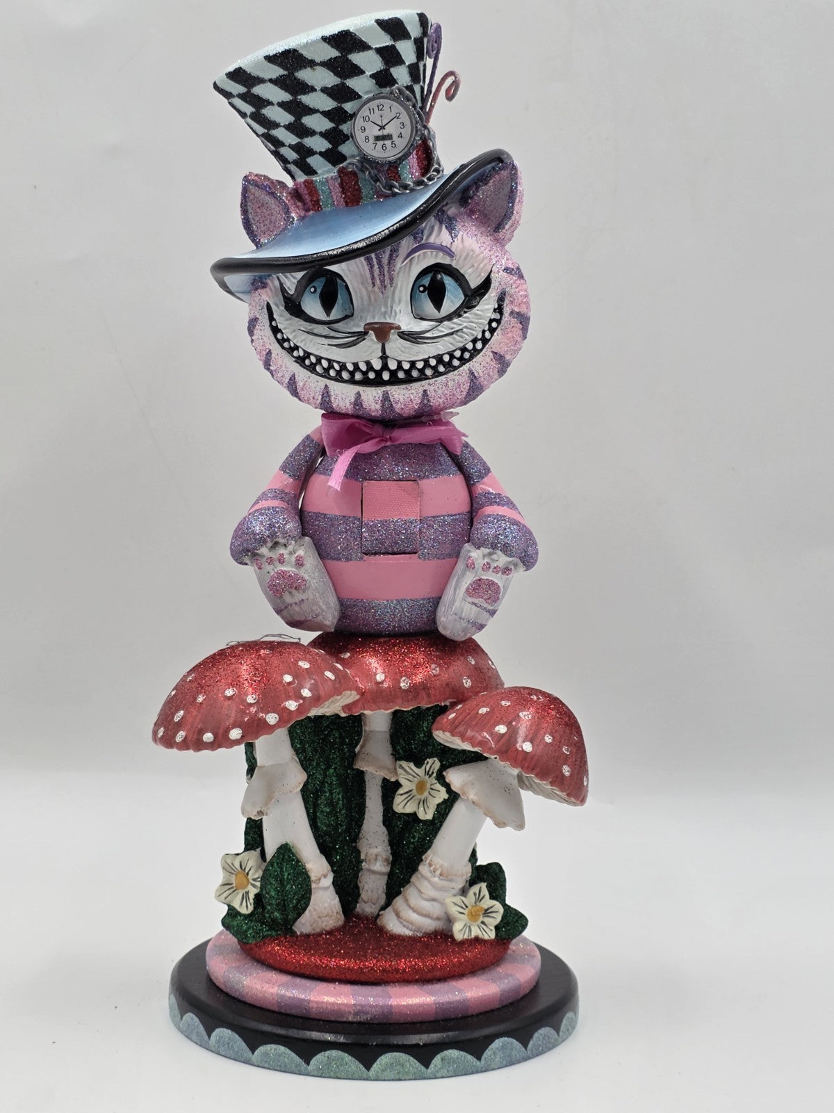 Kurt S. Adler HA0573 Hollywood Cheshire Cat Nutcracker, Multi-Colored, 15"