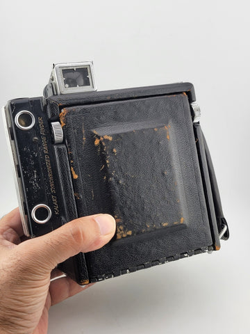 Graflex Speed Graphic 2 1/4 x 3 1/4 Fld Camera. Graphex 101mm f4.5 Lens Untested