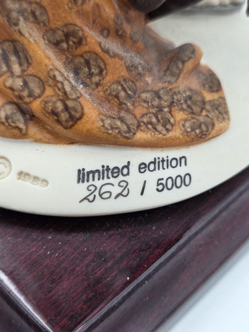 Giuseppe Armani Lady With Parrot 616/C Hand Signed LE 262/5000 Box COA Italy