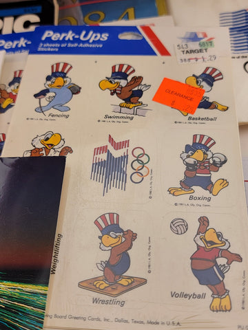 Unique Collection Huge Lot Of 1984 Los Angeles Olympics Memorabilia.
