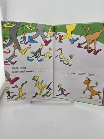 Vintage Hardcover: The foot book Dr. Seus 1st Book Club Edition Random House