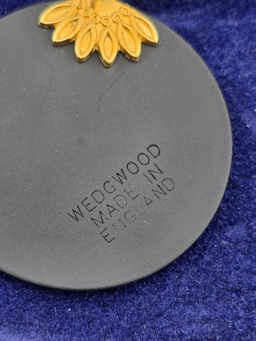 Gourgeous New In Box Vintage Wedgwood Egyptian Jasperware Cameo Necklace.