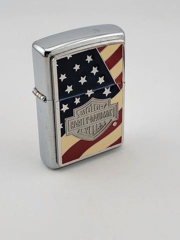 Zippo Lighter Harley Davidson Americana Emblem -Bar & Shield #20685. New Sealed.