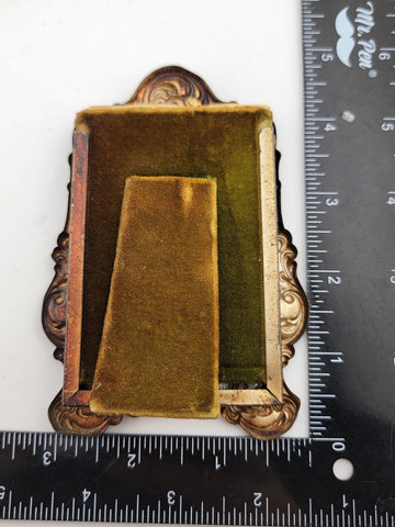 Antique Victorian Miniature Picture Farmes. Gorham Sterling Silver & Baroque.