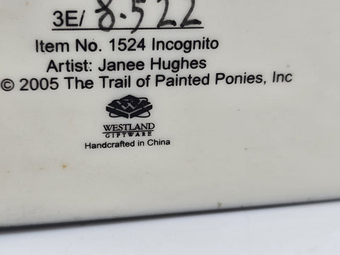 New Trail of Painted Ponies Zebra INCOGNITO 4E/2,519- 2005 - #1524 Janee Hughes