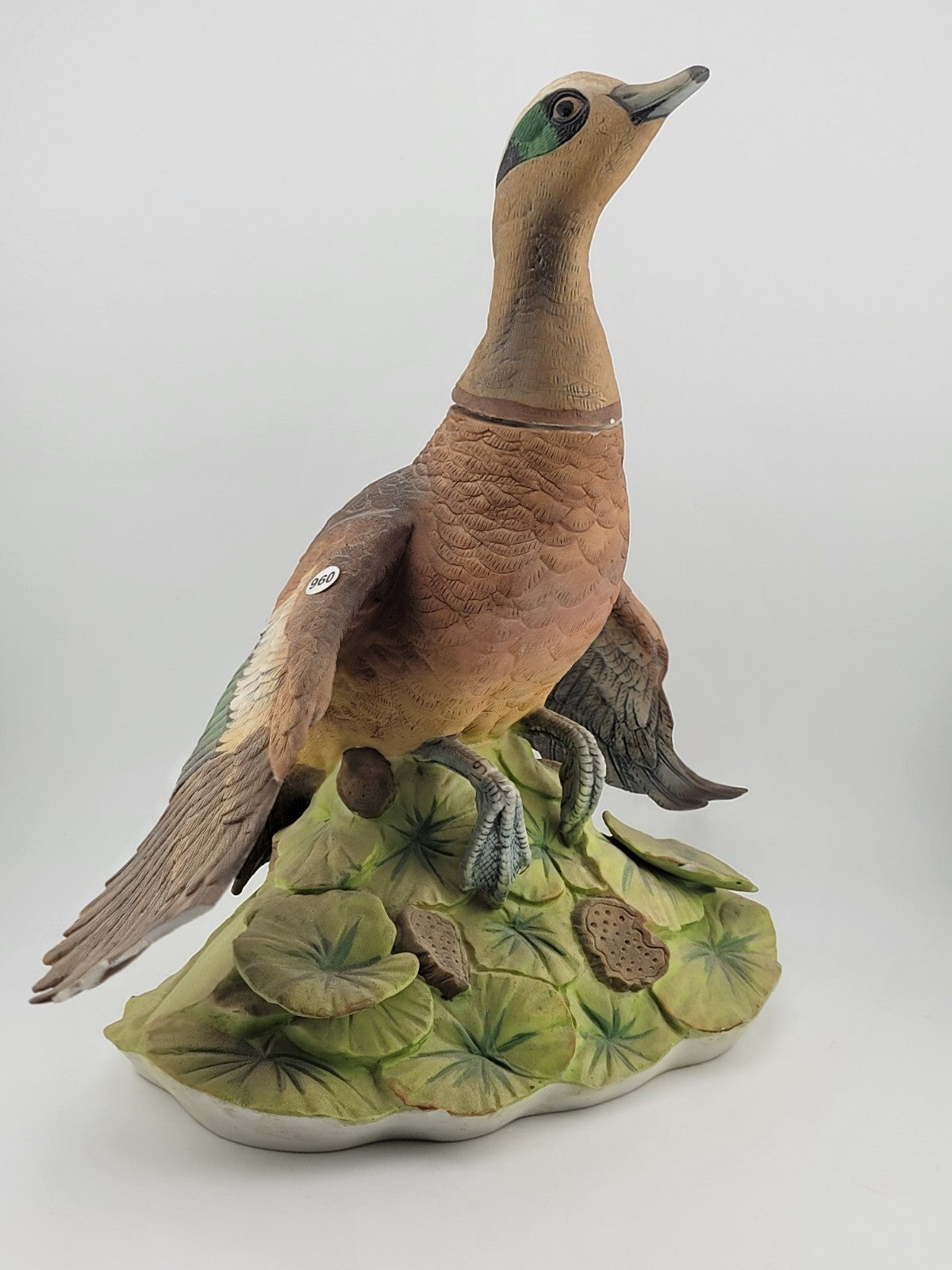 SKI COUNTRY WIDGEON BANDED DUCK MINI PORCELAIN DECANTER BOTTLE 1979 EMPTY