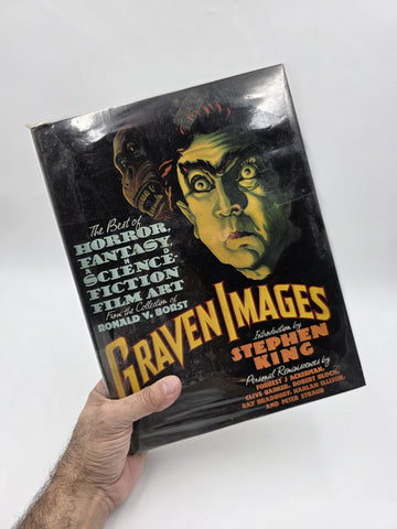Rare Graven Images Horror Film Art HC Hand Signed Borst Inscribed & Keith Burns