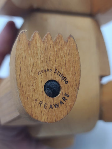 AREAWARE | URSA MINOR BEAR WOODEN TOY | DAVID WEEKS | WOOD CREATURES