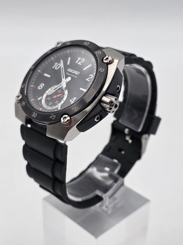 Seiko Sportura SRK025P1 6G28-00P0 Sapphire 100M Quartz Men's Watch 44mm. Works.