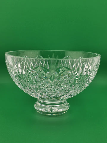 Waterford Crystal Wedding Heirloom 8" Footed Bowl - New  no box-Made in Ireland