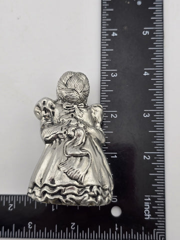 Vintage LENOX, Kirk Stieff Collection, Santa &Mrs. Claus Salt & Pepper Shakers.