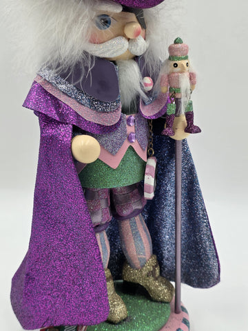 Kurt S. Adler 15-Inch Hollywood Sugar Plum Drosselmeyer Nutcracker, Multicolor