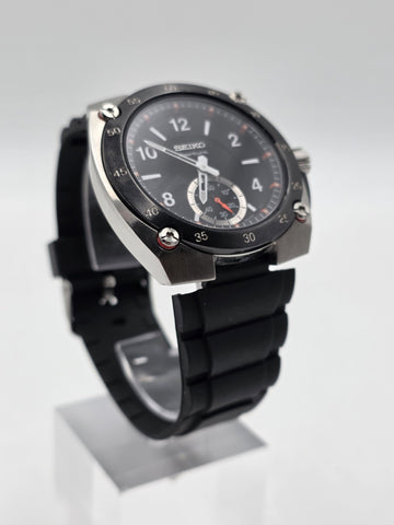 Seiko Sportura SRK025P1 6G28-00P0 Sapphire 100M Quartz Men's Watch 44mm. Works.