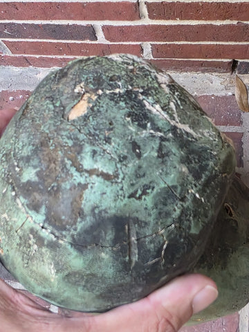 Antique 18th C XL Wooden Sculpture Of Virgin Marie Magdalene Hand Painted. 34 In