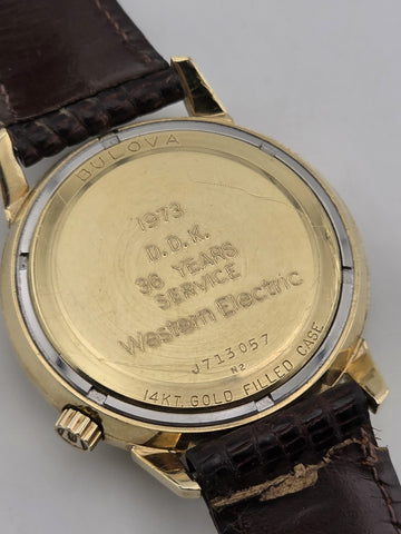 Vintage 1970's Bulova Accutron 218 Tuning Fork Watch Excellent Working Condition