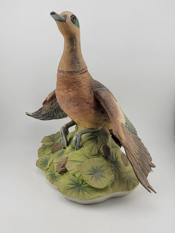 SKI COUNTRY WIDGEON BANDED DUCK MINI PORCELAIN DECANTER BOTTLE 1979 EMPTY