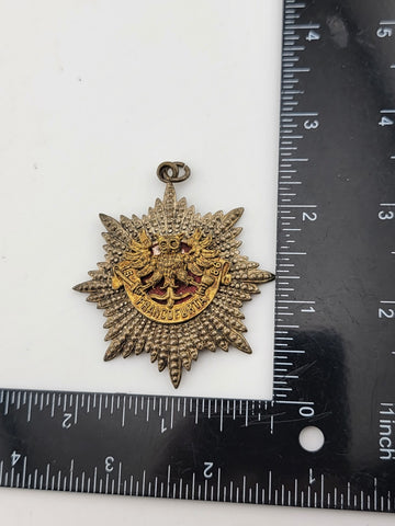 Ultra Rare Antique 19th Century Fraternal Schlaraffia Francofurta Medal.