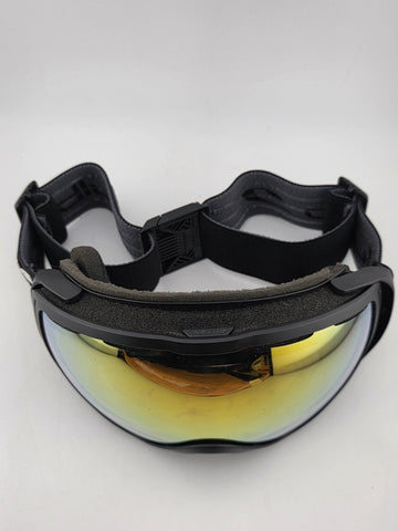Julbo SnowTiger Ski Goggles Gold Lens Black Frame Snowboard Winter Gear. Read.