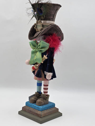 Rare Kurt S. Adler, Inc. HA0381 Kurt Adler 18" Hollywood Mad Hatter Nutcracker.