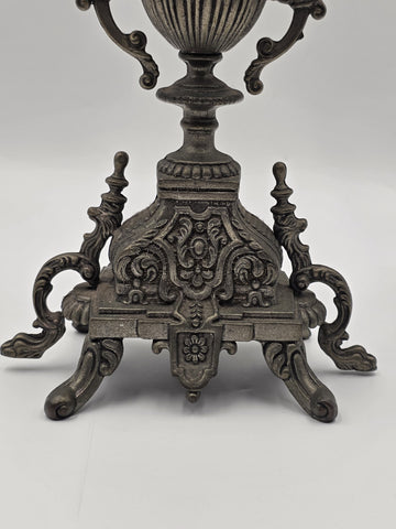 VINTAGE 5 ARM ITILIAN BAROQUE ROCOCO BRASS CANDELABRA HOLDER GRIFFIN LION EAGLE