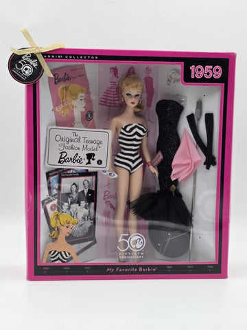1959 50th Anniversary My Favorite Barbie The Original Teenage Fashion Model Doll