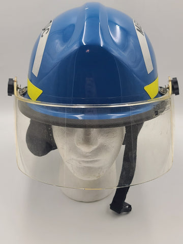 Vintage 2009 Bullard Firedome Medic Fire Helmet w/ Interior Lining & Face Shield