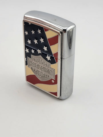 Zippo Lighter Harley Davidson Americana Emblem -Bar & Shield #20685. New Sealed.