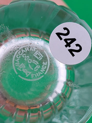 Vintage Baccarat Crystal HARMONIE Vertical Cuts Cylinder Flower Vase  7 "