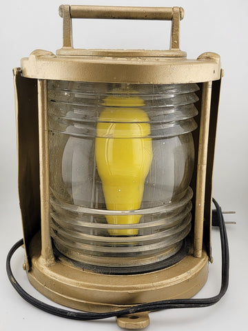 Rare Vintage Original Perko USCG Ships Masthead Light W New Cable. Works.