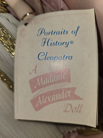 Rare Vintage collectible 1980's Madame Alexander 12” Cleopatra doll new in box.