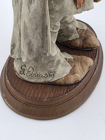 Lot Of 4 Giuseppe Armani Capodimonte Porcelain Medium Size Boy Figurines, Italy.