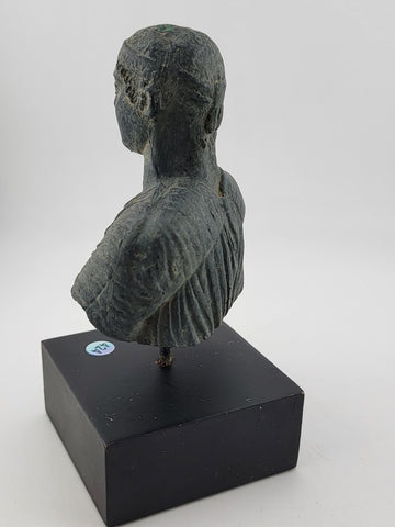 Vintage Miniature Charioteer from Delphi Sculpture Bust.