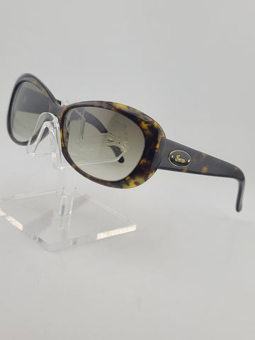 Vintage Ladies GUCCI GG2933/S 086DA 58□13 130 Side Logo Sunglasses Brown W Case