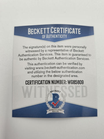 Jevon Kearse Signed Wilson NFL Football Beckett BAS Witnessed COA Titans. New.