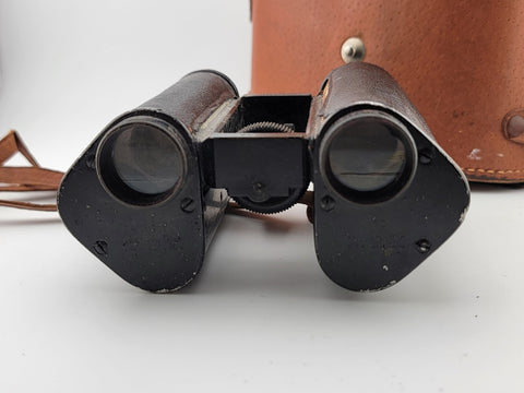 Rare Antique 1900's Germany CP GOERZ of Berlin Trieder 12x Twin-Wheel BINOCULARS