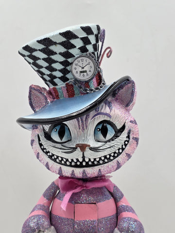 Kurt S. Adler HA0573 Hollywood Cheshire Cat Nutcracker, Multi-Colored, 15"