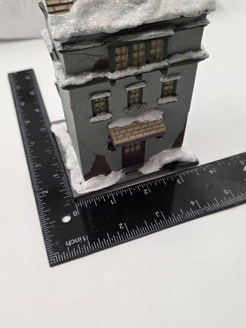 Hawthorne Village Harry Potter Slug & Jiggers McGonagall COA Lighted NEW. Works