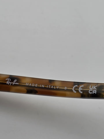 Vtg RAY-BAN RB 1973 1281/51 CLEAR PINK GRADIENT AUTHENTIC FRAME SUNGLASSES 53-20