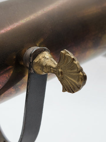 Rare Antique Turn Of The Century Italian Parlor Kaleidoscope W A Wooden Stand.