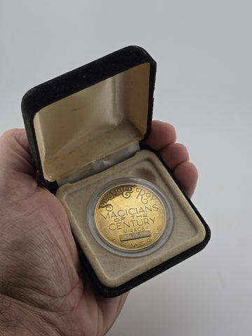Rare Siegfried and Roy Gold Plated Magicians of the Century Coin #1915 w Case