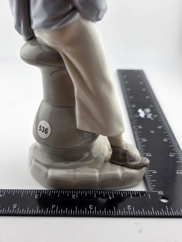 Lladro 4810 Seated Sailor Boy with Yacht Salvador Furio Figurine Glossy