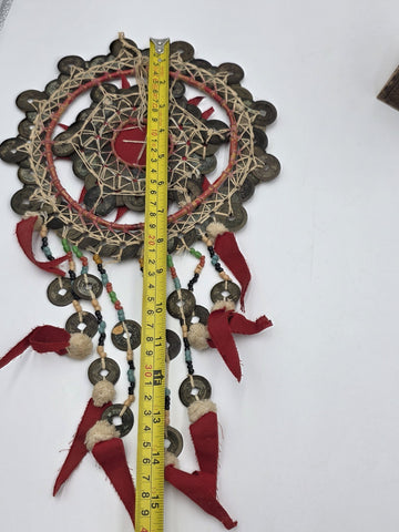 Rare Antique Bali Indonesia Prosperity Dolls Chinese Cash Coin Ritual Figure Lot