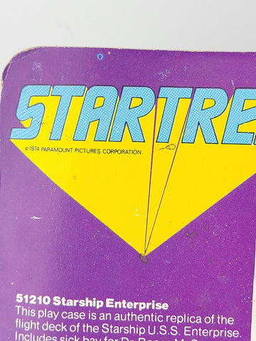 MEGO STAR TREK MR. SPOCK 6 IMAGE FRONT BLUE NAME RARE MOC #51200/2 UNOPENED 1974