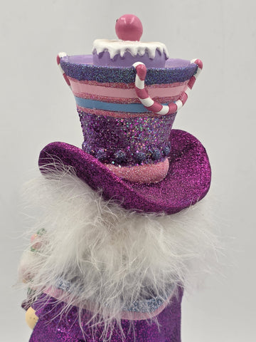 Kurt S. Adler 15-Inch Hollywood Sugar Plum Drosselmeyer Nutcracker, Multicolor