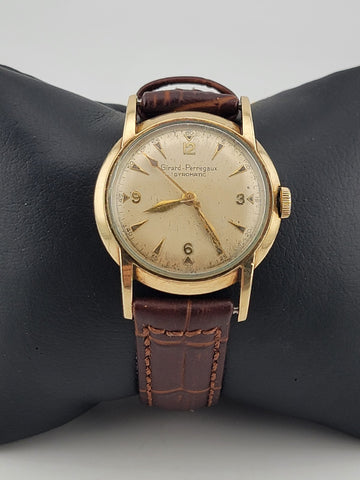 1950's Girard Perregaux Gyromatic Vintage 10k Yellow Gold Filled Automatic Works