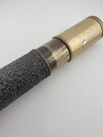 Original 1940 WW2 Maritime W Ottway &Co Ltd Ealing London single-draw telescope.
