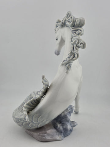 Ultra Rare Lladro Spain Retired 01008063 TRITON I -Glazed Finish Ltd. Ed. Mint.